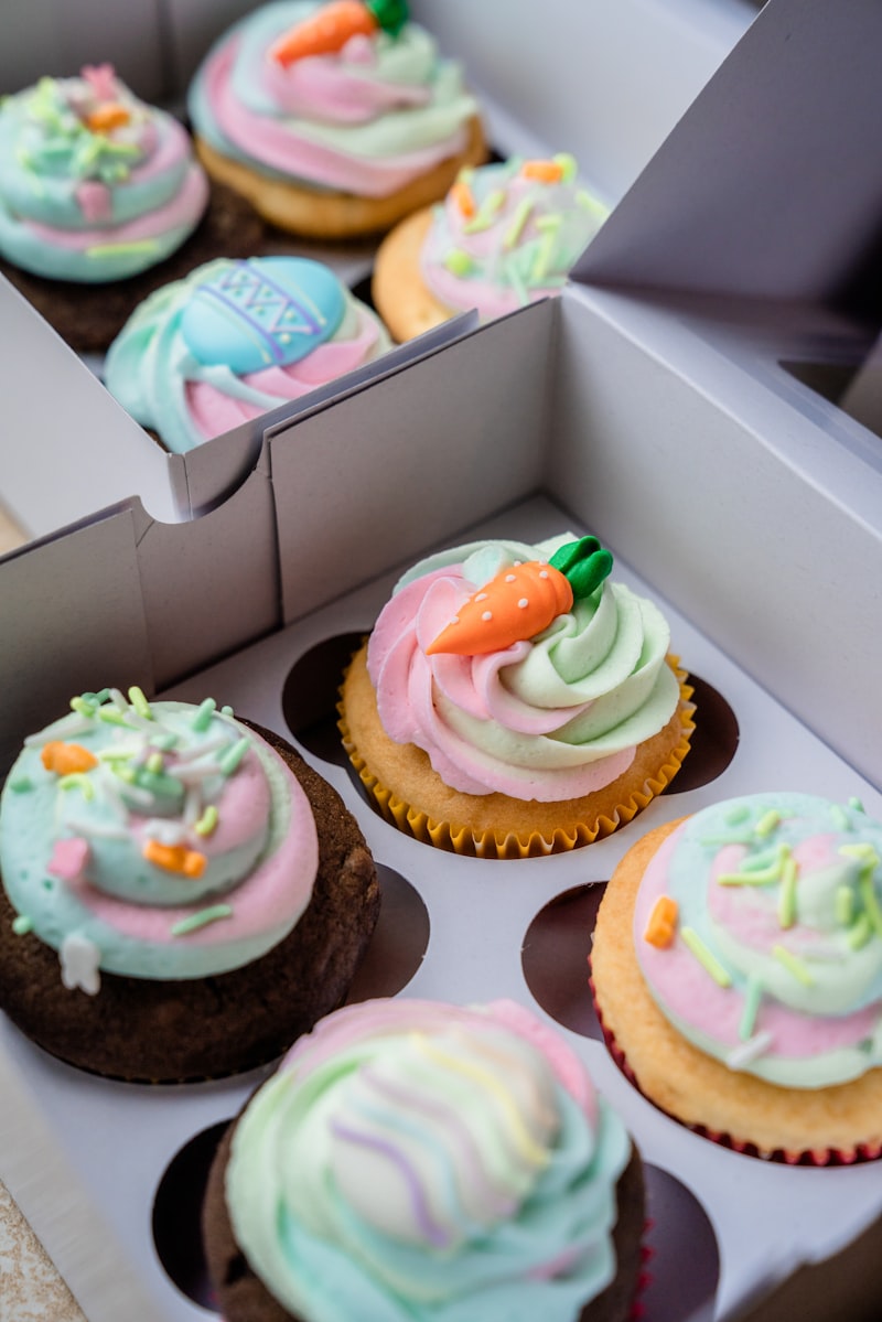 Afternoon tea treat box with scones and sweet treats from cake maker in Ipswich
